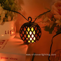 Waterproof Warm Flame Hanging Solar Ball String